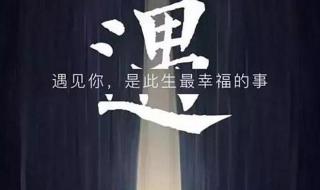 遇见你是我的幸福